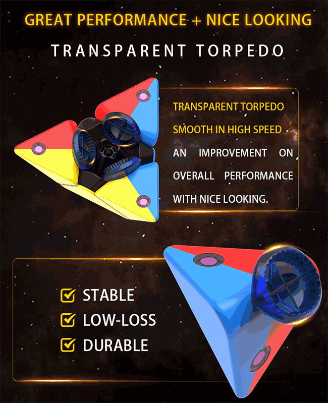 DianSheng Solar S Magnetic Pyraminx Primary Color